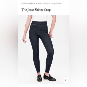 Frame Denim Midnight Skinny Crop Pants